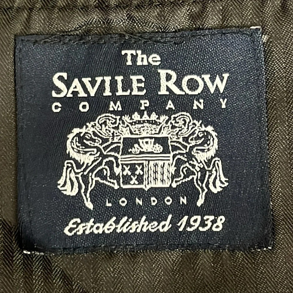 The Savile Row Strand Flat Front Unhemmed Dress Pants in Black - NWOT - Size 42W - Picture 4 of 5